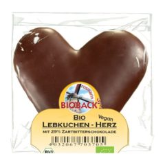Corazón con Chocolate Negro, Bio 42g
