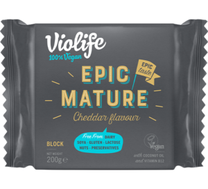 Bloque Violife sabor Cheddar Epic Mature 200g